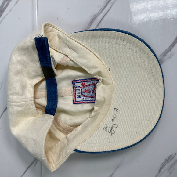 Vintage Team Alberta‎ Cream Flat Brim Ball Cap Hat - Picture 2 of 7